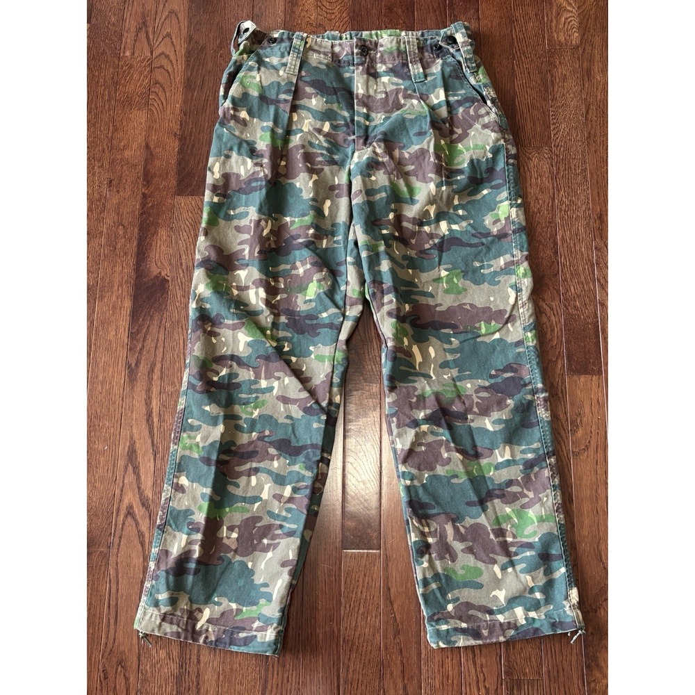 AYR Camo Pants 32x29 Pleated Wide Leg Side‎ Adjuster The Numero Uno